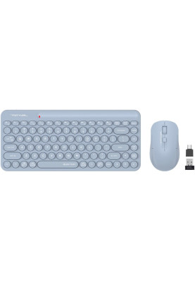 Комплект бездротовий A4Tech Fstyler FG3200 Air2 (Blue), Bluetooth / USB/Radio (USB)