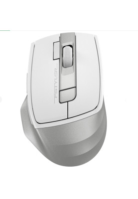 Миша A4Tech Fstyler FB45CS Air2 (Silver White), BT+RF (Combo), Bluetooth / 2.4 GHz / USB, 2000 dpi, кнопки 7 шт., підключення бездротове