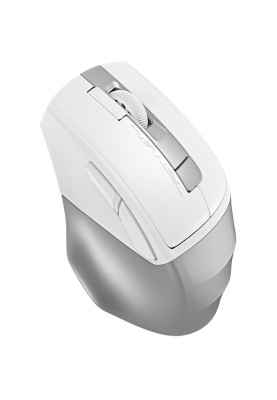 Миша A4Tech Fstyler FB45CS Air2 (Silver White), BT+RF (Combo), Bluetooth / 2.4 GHz / USB, 2000 dpi, кнопки 7 шт., підключення бездротове