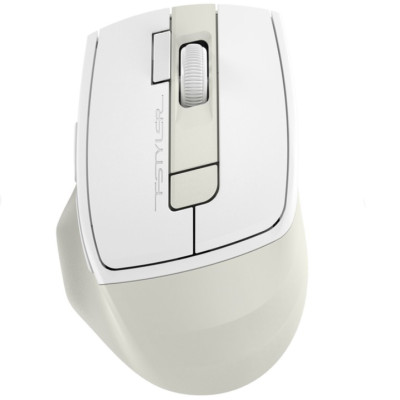 Миша A4Tech Fstyler FB45CS Air2 (Cream Beige), BT+RF (Combo), Bluetooth / 2.4 GHz / USB, 2000 dpi, кнопки 7 шт., підключення бездротове