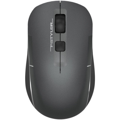Миша A4Tech Fstyler FB26CS Air2 (Smoky Grey), BT+RF (Combo), Bluetooth / 2.4 GHz / USB, підсвічування, 2000 dpi, кнопки 4 шт.