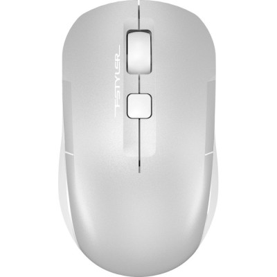 Миша A4Tech Fstyler FB26CS Air2 (Icy White), BT+RF (Combo), Bluetooth / 2.4 GHz / USB, підсвічування, 2000 dpi, кнопки 4 шт., підключення бездротове