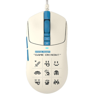 Миша A4Tech Bloody W72 Ultra (Pixels Blue), White, USB, 20000 dpi, кнопки 7 шт.