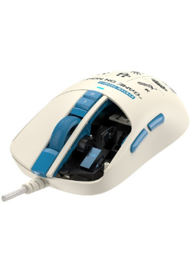 Миша A4Tech Bloody W72 Ultra (Pixels Blue), White, USB, 20000 dpi, кнопки 7 шт., підключення дротове
