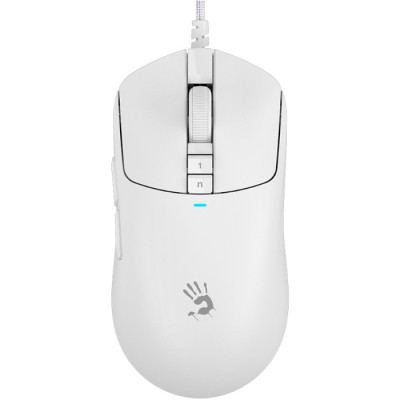 Миша A4Tech Bloody W72 Ultra, White, USB, 20000 dpi, кнопки 7 шт., Підключення проводове
