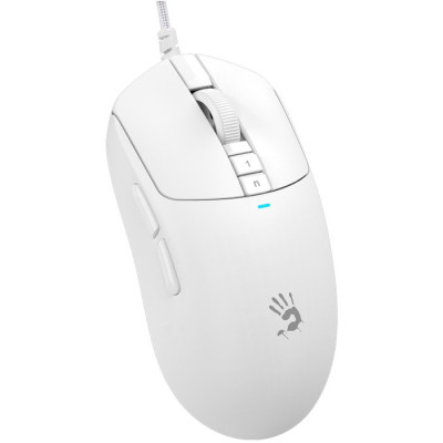Миша A4Tech Bloody W72 Ultra, White, USB, 20000 dpi, кнопки 7 шт., Підключення проводове