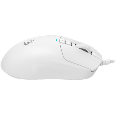 Миша A4Tech Bloody W72 Ultra, White, USB, 20000 dpi, кнопки 7 шт., Підключення проводове