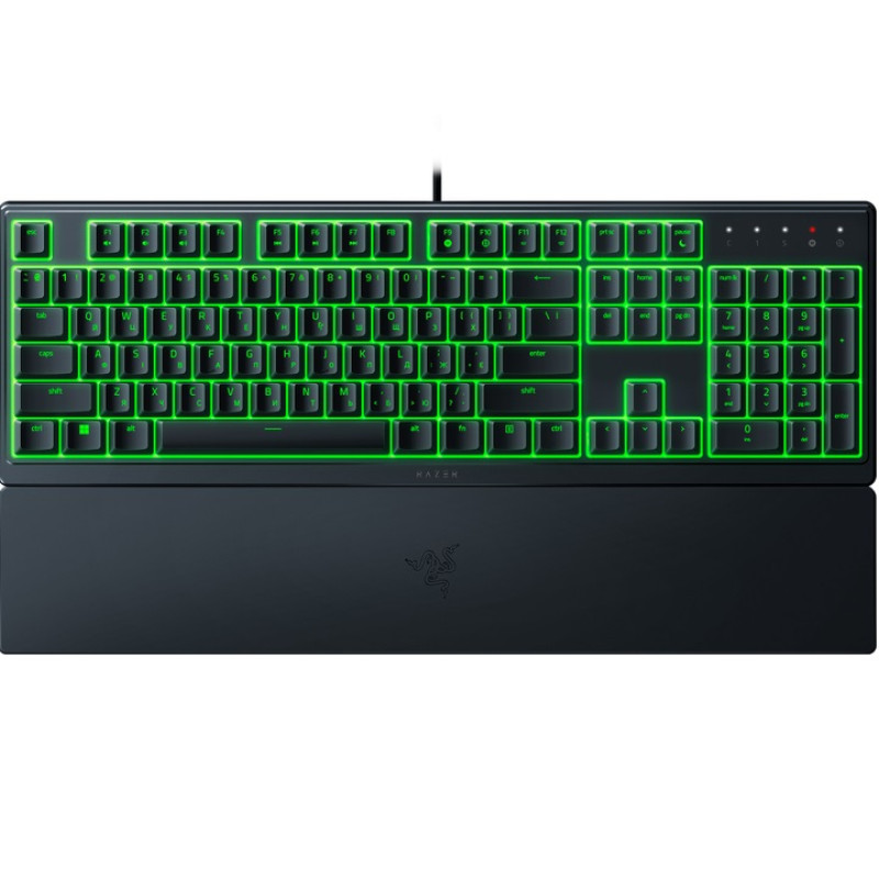 Клавіатура Razer Ornata V3 X UKR Black, підсвічування RGB, USB, кабель 2м, 443 x 144 x 31 мм (RZ03-04471900-R371)