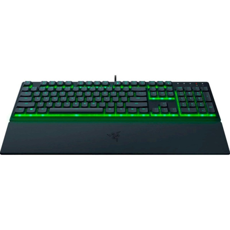 Клавіатура Razer Ornata V3 X UKR Black, підсвічування RGB, USB, кабель 2м, 443 x 144 x 31 мм (RZ03-04471900-R371)