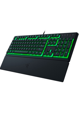 Клавіатура Razer Ornata V3 X UKR Black, підсвічування RGB, USB, кабель 2м, 443 x 144 x 31 мм (RZ03-04471900-R371)