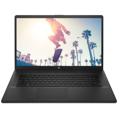 Ноутбук 17" HP 17-cp2018ua (AR8J3EA) Black 17,3", (1920x1080, IPS, 60Hz), AMD Ryzen 5 7520U (4x2.8-4.3 GHz), 16Gb LPDDR5, 1Tb NVMe, AMD Radeon 610M, WiFi 5, Bluetooth 4.2, Web, 1xType-C / 2xUSB 3.0, HDMI, 41 Wh, DOS