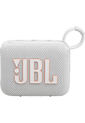 Колонка портативна 1.0 JBL Go 4 White, (JBLGO4WHT), 2.0-канальний звук, 4.2 Вт, USB, Bluetooth