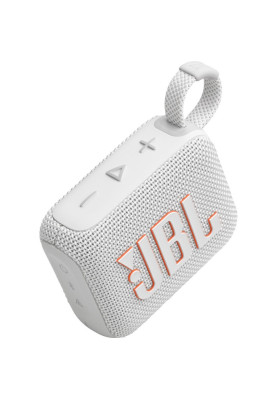 Колонка портативна 1.0 JBL Go 4 White, (JBLGO4WHT), 2.0-канальний звук, 4.2 Вт, USB, Bluetooth