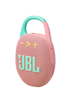 Колонка портативна 1.0 JBL Clip 5 Pink, 1.0-канальний звук, 7 Вт, USB, Bluetooth