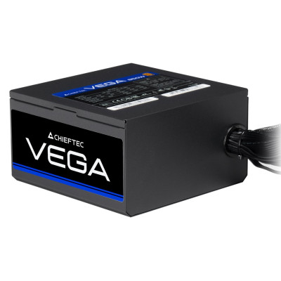 Блок живлення 750 Вт, Chieftec VEGA, Black, 80+ Gold, 135 мм FDB, 3xMolex/6xSATA/1x16-pin/4x6+2-pin/2x4+4-pin/1x20+4-pin, захист AFC/OPP/OTP/OVP/SCP/SCP/ (PPG-750-S)
