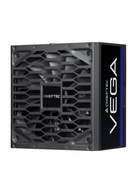 Блок живлення 850 Вт, Chieftec VEGA, Black, 80+ Gold, 135 мм FDB, 3xMolex / 6xSATA / 1x16-pin / 4x6+2-pin / 2x4+4-pin / 1x20+4-pin, захист AFC/OPP/OTP/OVP/SCP/SIP/UVP/OCP, ATX 12V 3.1 (PPG-850-S)