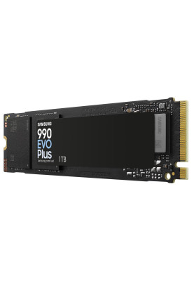 Твердотільний накопичувач SSD 1Tb, Samsung 990 Evo Plus, PCI-E 5.0 x2, M.2 2280, 3D TLC, 7150/6300 МБ/с (MZ-V9S1T0BW)