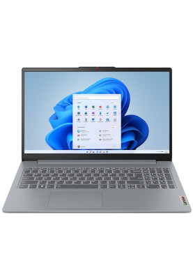Ноутбук 15" Lenovo ideapad Slim 3 15IAH8 (83ER00J1RA) Grey 15.6" (1920x1080, IPS, 60Hz), Intel Core i5-12450H(8x2,0-4,4GHz), 16Gb LPDDR5, SSD 512Gb, Intel UHD, Web, Wi-Fi 6, BT 5.2, 1xType-C/2xUSB3.2, HDMI, 47Wh, noOS