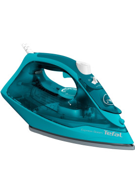 Праска Tefal Express Steam, Blue, 2500W, кераміка, паровий удар, резервур 270мл, антикрапля, вертикальне відпарювання, автоматичне відключення (FV2867E0)