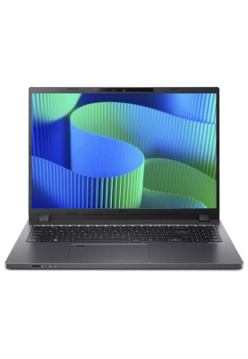 Ноутбук 16" Acer TravelMate P2 TMP216-41-TCO-R0KZ, Black 16" (1920x1200, IPS, 60Hz), AMD Ryzen 3 PRO 7335U(4x3-4.3GHz), 8Gb DDR5, 512Gb NVMe, AMD Radeon, LAN, WiFi 6E, Bluetooth 5.3, Web, 1xType-C/2xUSB 3.0, HDMI, 53 Wh, DOS (NX.BB2EU.005)