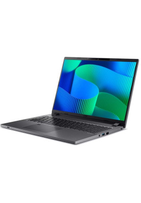 Ноутбук 16" Acer TravelMate P2 TMP216-41-TCO-R0KZ, Black 16" (1920x1200, IPS, 60Hz), AMD Ryzen 3 PRO 7335U(4x3-4.3GHz), 8Gb DDR5, 512Gb NVMe, AMD Radeon, LAN, WiFi 6E, Bluetooth 5.3, Web, 1xType-C/2xUSB 3.0, HDMI, 53 Wh, DOS (NX.BB2EU.005)