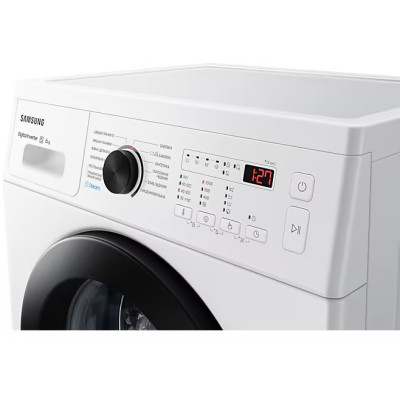 Пральна машина Samsung WW60AG4S00CEUA, White, 6кг, фронтальна, 12 програм, дисплей, 1400 об/хв, клас енергоспоживання A+++, 85x60x45