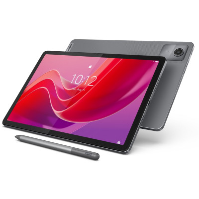 Планшет 11" Lenovo Tab M11, Luna Grey, 4G, 1920x1200 (IPS, 90 Гц), MediaTek Helio G88, Mali-G52 MC2, 8Gb, 128Gb, microSD, 8Mp + 8Mp, 4x1 Вт, WiFi 5, Bluetooth 5.1, 1xType-C, 7040 mAh, Android 13, Lenovo Tab Pen (ZADB0317UA)