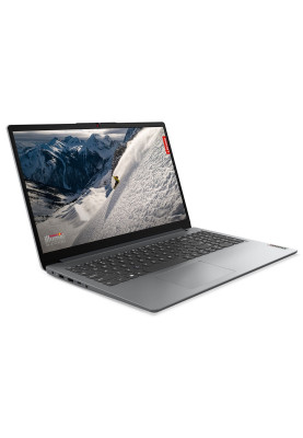 Ноутбук 15" Lenovo ideapad 1 15AMN7 (82VG00QPRA) Grey 15.6" (1920x1080, IPS, 60Hz), AMD Ryzen 3 7320U(4x2,4-4,1GHz), 8Gb LPDDR5, SSD 512Gb, AMD Radeon 610M, Web, Wi-Fi 6, BT 5.2, 1xType-C/1xUSB3.2/1xUSB2.0, HDMI, 42Wh, noOS
