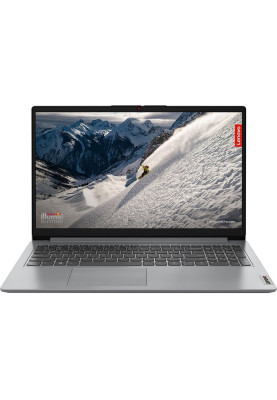Ноутбук 15" Lenovo ideapad 1 15AMN7 (82VG00RHRA) Grey 15.6" (1920x1080, IPS, 60Hz), AMD Ryzen 3 7320U(4x2,4-4,1GHz), 16Gb LPDDR5, SSD 512Gb, AMD Radeon 610M, Web, Wi-Fi 6, BT 5.2, 1xType-C/1xUSB3.2/1xUSB2.0, HDMI, 42Wh, noOS