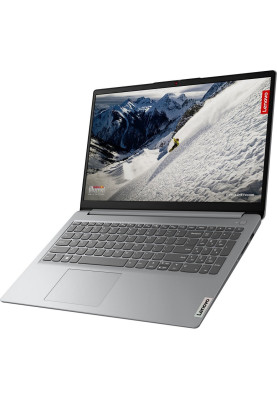 Ноутбук 15" Lenovo ideapad 1 15AMN7 (82VG00RHRA) Grey 15.6" (1920x1080, IPS, 60Hz), AMD Ryzen 3 7320U(4x2,4-4,1GHz), 16Gb LPDDR5, SSD 512Gb, AMD Radeon 610M, Web, Wi-Fi 6, BT 5.2, 1xType-C/1xUSB3.2/1xUSB2.0, HDMI, 42Wh, noOS