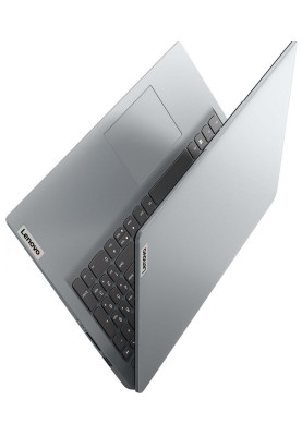 Ноутбук 15" Lenovo ideapad 1 15AMN7 (82VG00RHRA) Grey 15.6" (1920x1080, IPS, 60Hz), AMD Ryzen 3 7320U(4x2,4-4,1GHz), 16Gb LPDDR5, SSD 512Gb, AMD Radeon 610M, Web, Wi-Fi 6, BT 5.2, 1xType-C/1xUSB3.2/1xUSB2.0, HDMI, 42Wh, noOS
