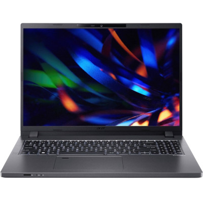 Ноутбук 16" Acer TravelMate P2 TMP216-51-G2-TCO-58SB, Black 16" (1920x1200, IPS, 60Hz), Intel Core 5-120U (10x1.4-5.0GHz), 16Gb DDR5, 512Gb NVMe, Intel UHD, LAN, WiFi 6E, Bluetooth 5.3, Web, 1xType-C/2xUSB 3.0, HDMI, 53 Wh, DOS (NX.BB7EU.003)