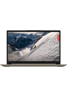 Ноутбук 15" Lenovo ideapad 1 15ALC7 (82R400WBRA) Sand 15.6" (1920x1080, IPS, 60Hz), AMD Ryzen 5 5625U(6x2.3-4.3GHz), 16Gb DDR4, SSD 512Gb, AMD Radeon, Web, Wi-Fi 6, BT 5.2, 1xType-C/1xUSB3.2/1xUSB2.0, HDMI, 42Wh, DOS