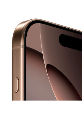 Смартфон Apple iPhone 16 Pro (A3293), Desert Titanium, 1Tb, Nano-SIM + eSIM, 6.3" (2622х1206, OLED, 460 ppi), A18 Pro (6 ядер), WiFi 7, Bluetooth 5.3, 5G, NFC, 48Mp/48Mp/12Mp + 12Mp, Type-C, iOS 18 (MYNW3SX/A)