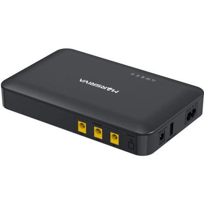 Джерело безперебійного живлення для роутера Marsriva KP1 EC, Black, 8000 mAh (29.6Wh), 2xDC (12V/1.5A), 1xDC (9V/2.0A), 1xDC (5V/2.1A), 1xUSB (5V/2.1A)
