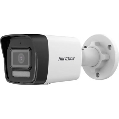 IP камера Hikvision DS-2CD1043G2-LIUF (2.8мм), White, 4Мп, 1/3", 2560x1440, f=2.8 мм, ІЧ + видиме світло до 30 м, LAN с PoE, мікрофон, IP67, -30°C ~ +60°C, H.264, H.265, MJPEG