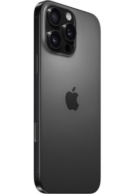 Смартфон Apple iPhone 16 Pro Max (A3296), Black Titanium, 512Gb, Nano-SIM + eSIM, 6.9" (2868х1320, OLED, 460 ppi), A18 Pro (6 ядер), WiFi 7, Bluetooth 5.3, 5G, NFC, 48Mp/48Mp/12Mp + 12Mp, Type-C, iOS 18 (MYX03SX/A)