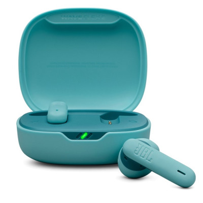 Навушники JBL Wave Flex 2, Blue, Bluetooth, мікрофон, ємність акумулятора навушника 45 мА·ч, чохол з функцією зарядки (JBLWFLEX2BLU)
