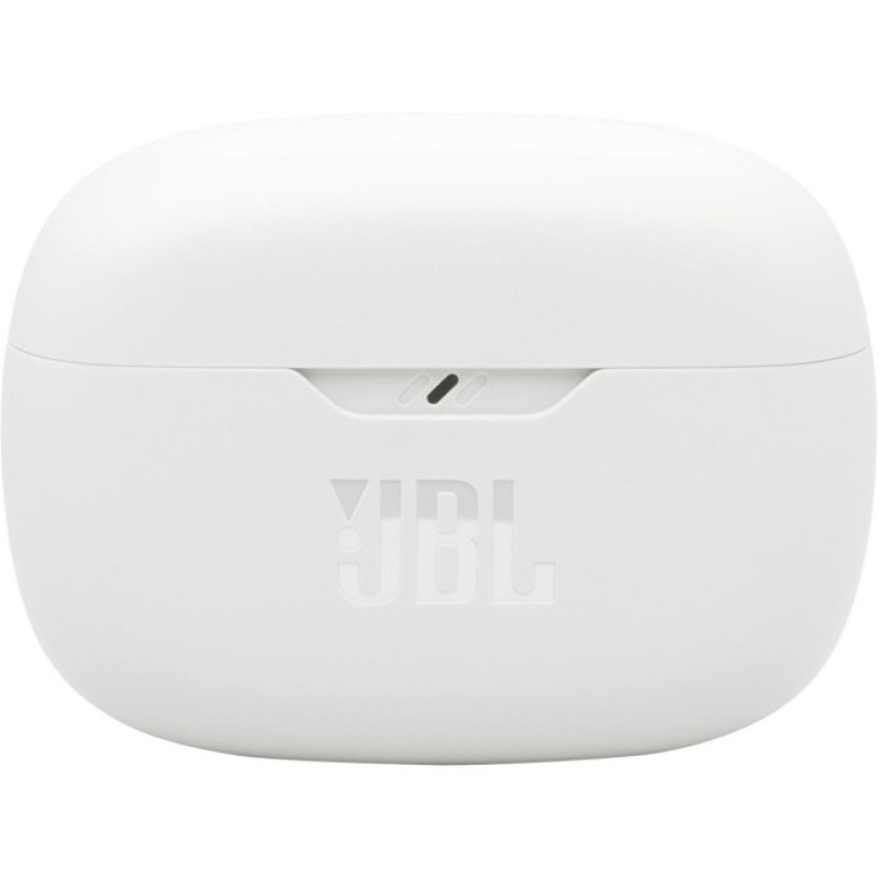 Навушники JBL Wave Beam 2, White, Bluetooth, мікрофон, чохол з функцією зарядки, ємність акумулятора навушника 50 мА·год, технологія "JBL Deep Bass Sound" (JBLWBEAM2WHT)