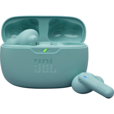 Навушники JBL Wave Beam 2, Blue, Bluetooth, мікрофон, чохол з функцією зарядки, ємність акумулятора навушника 50 мА·год технологія "JBL Deep Bass Sound" (JBLWBEAM2BLU)