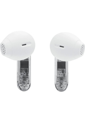 Навушники бездротові JBL Tune Flex 2, Ghost White, Bluetooth, мікрофон, акумулятор 545 mAh, чохол з функцією зарядки, технологія "JBL Pure Bass Sound" (JBLTFLEX2GWHT)