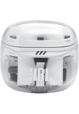 Навушники бездротові JBL Tune Flex 2, Ghost White, Bluetooth, мікрофон, акумулятор 545 mAh, чохол з функцією зарядки, технологія "JBL Pure Bass Sound" (JBLTFLEX2GWHT)
