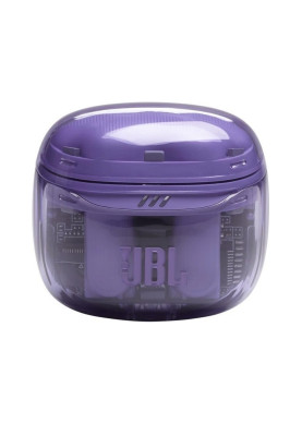Навушники бездротові JBL Tune Flex 2, Ghost Purple, Bluetooth, мікрофон, акумулятор 545 mAh, чохол з функцією зарядки, технологія "JBL Pure Bass Sound" (JBLTFLEX2GMAE)