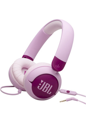 Навушники JBL JR 320, Purple, 3.5 мм, мікрофон, динаміки 32 мм, 1 м, дитячі (JBLJR320PUR)