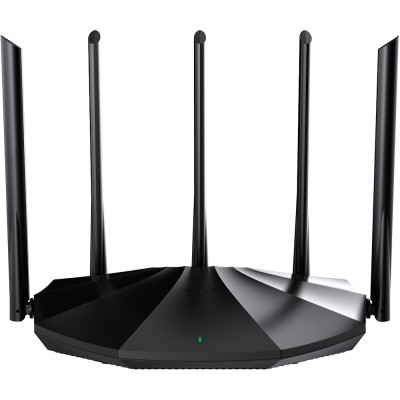Роутер Tenda RX2Pro, Wi-Fi 6 802.11ax/ac/n/a/n/b/g до 1500 Mb/s, 2.4GHz/5GHz, MU-MIMO, Beamforming, 3xLAN 10/100/1000 Mb/s, 1xWAN 10/100/1000Mb/s, 5 зовнішніх незнімних антен