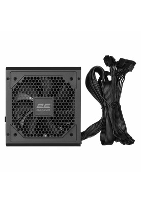 Блок живлення 750 Вт, 2E Solid Power Pro, Black, напівмодульний, 80+ Bronze, Active PFC, 120 мм, 3xMolex / 6xSATA / 1xPCI-E 16-pin / 4xPCI-E 6+2-pin / 1xMB 20+4-pin / 2xCPU 4+4-pin, захист UVP/OVP/SCP/OPP/OCP (2E-SP750BRSMII-120)