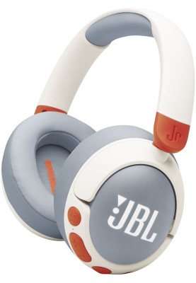 Навушники бездротові JBL JR 470NC, White, Bluetooth, мікрофон, акумулятор, дитячі (JBLJR470NCWHT)