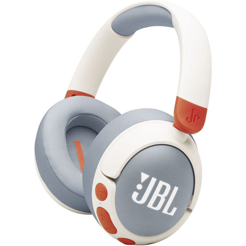 Навушники бездротові JBL JR 470NC, White, Bluetooth, мікрофон, акумулятор, дитячі (JBLJR470NCWHT)