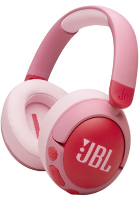 Навушники бездротові JBL JR 470NC, Pink, Bluetooth, мікрофон, акумулятор, дитячі (JBLJR470NCPIK)