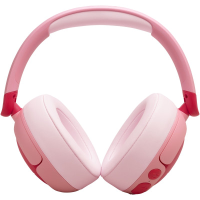 Навушники бездротові JBL JR 470NC, Pink, Bluetooth, мікрофон, акумулятор, дитячі (JBLJR470NCPIK)